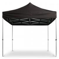 Duratent Faltpavillon, Hexa40, 3x3m, schwarz Duratent Faltpavillon, Hexa40, 3x3m, schwarz