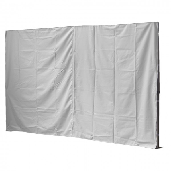 4,5m Seitenwand geschlossen, weiß, 300 g/m²