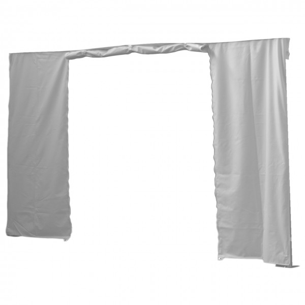 4,5m Seitenwand, Tür, weiß, 450 g/m²