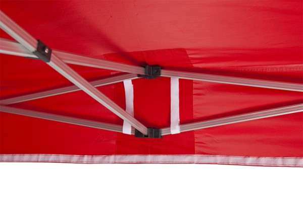 Duratent Faltpavillon, Hexa40, 3x3m, rot