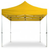 Duratent Faltpavillon, Hexa40, 3x3m, gelb Duratent Faltpavillon, Hexa40, 3x3m, gelb