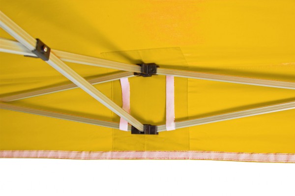 Duratent Faltpavillon, Hexa40, 3x3m, gelb
