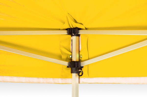 Duratent Faltpavillon, Hexa40, 3x3m, gelb