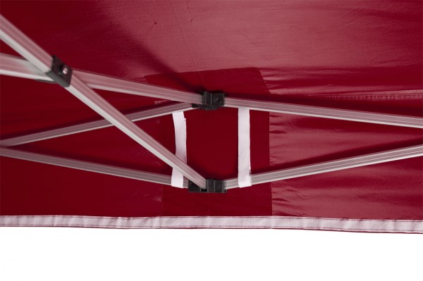 Duratent Faltpavillon, Hexa40, 3x3m, burgund