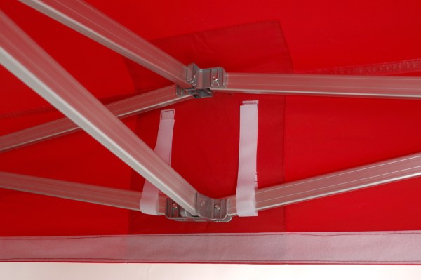 Duratent Faltpavillon, Hexa50, 3x4,5m, rot