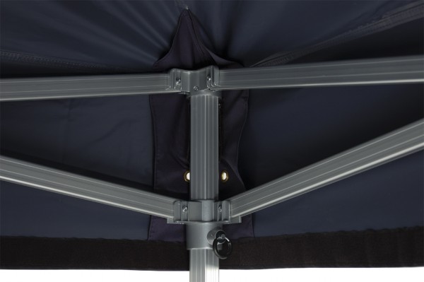 Duratent Faltpavillon, Hexa50, 3x3m, blau