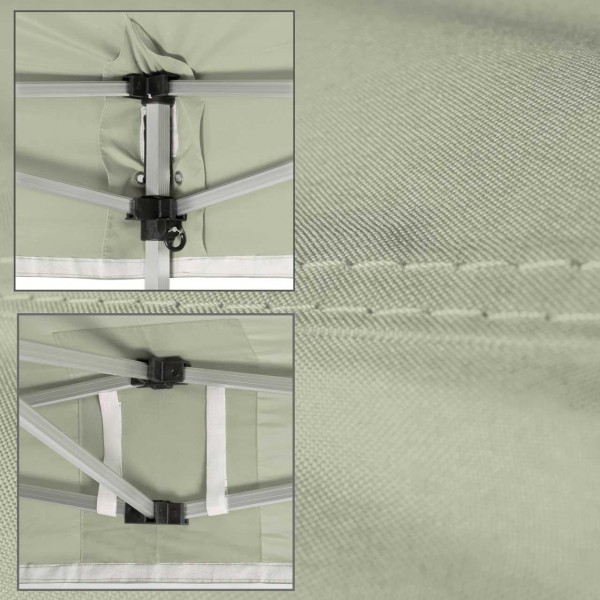 Duratent Faltpavillon, Hexa40, 3x3m, grau