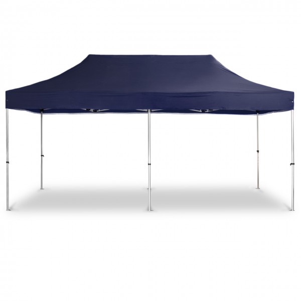 Duratent Faltpavillon, Hexa40, 3x6m, blau