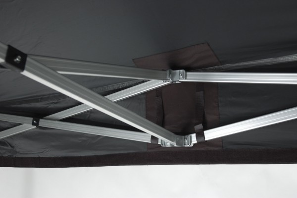 Duratent Faltpavillon, Hexa50, 3x3m, schwarz