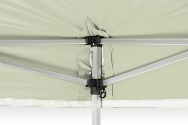 Duratent Faltpavillon, Hexa40, 3x3m, grau