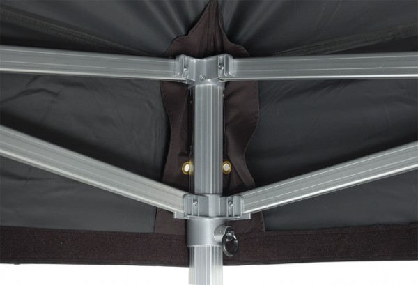 Duratent Faltpavillon, Hexa50, 3x3m, schwarz