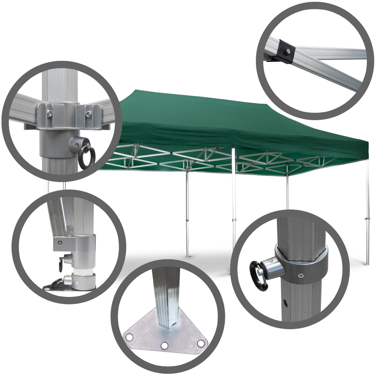 Faltpavillon-Hexa50-3x6-gru