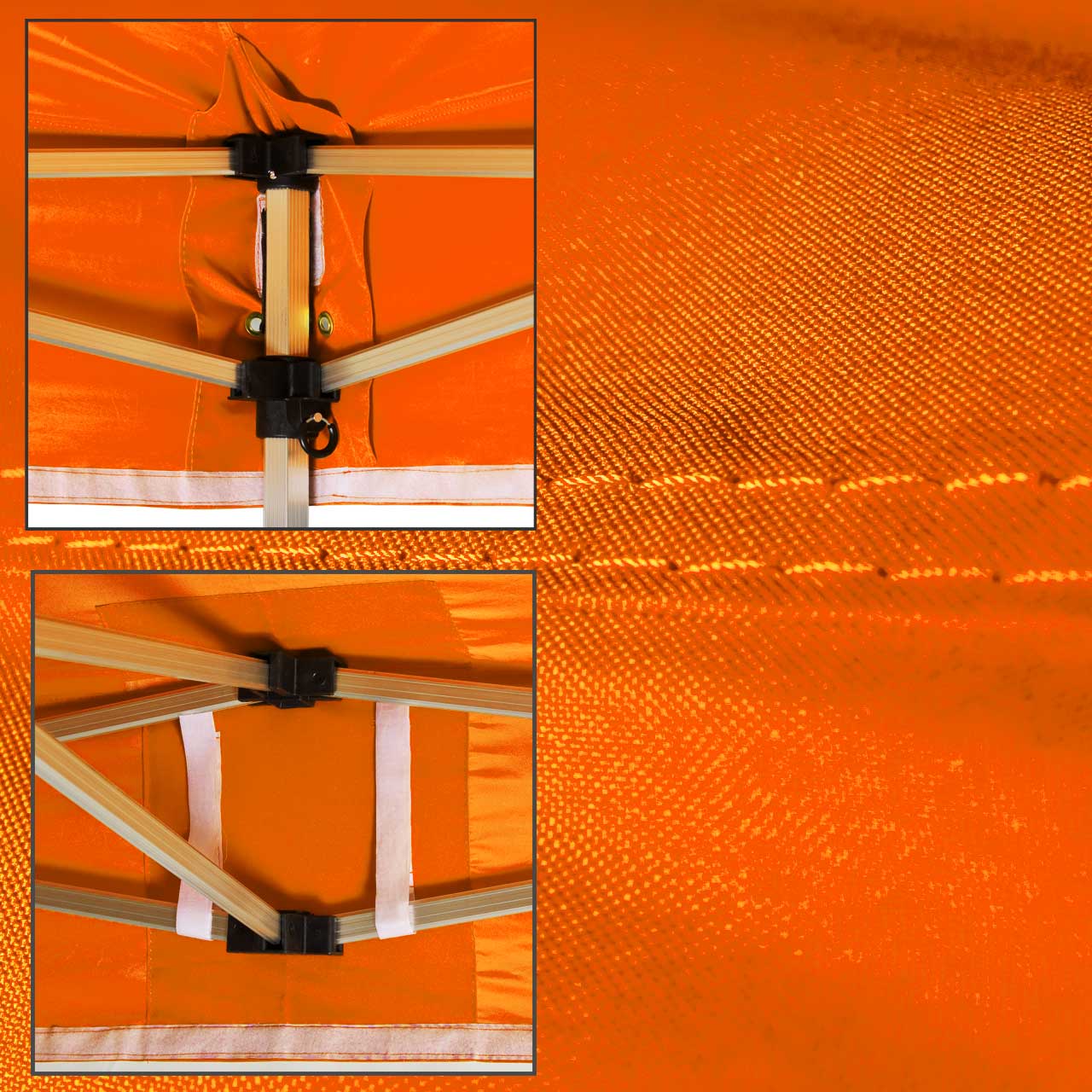 Faltzelt-Dach-Orange