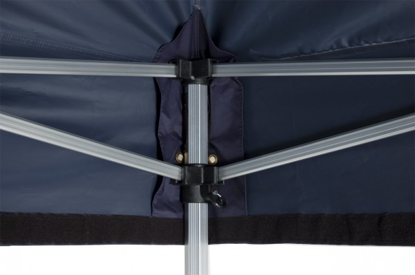 Duratent Faltpavillon, Hexa40, 3x6m, blau