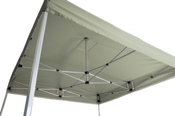 Duratent Faltpavillon, Hexa40, 3x3m, grau