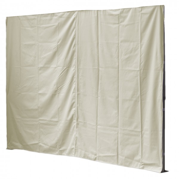 3m Seitenwand geschlossen, beige, 300 g/m²