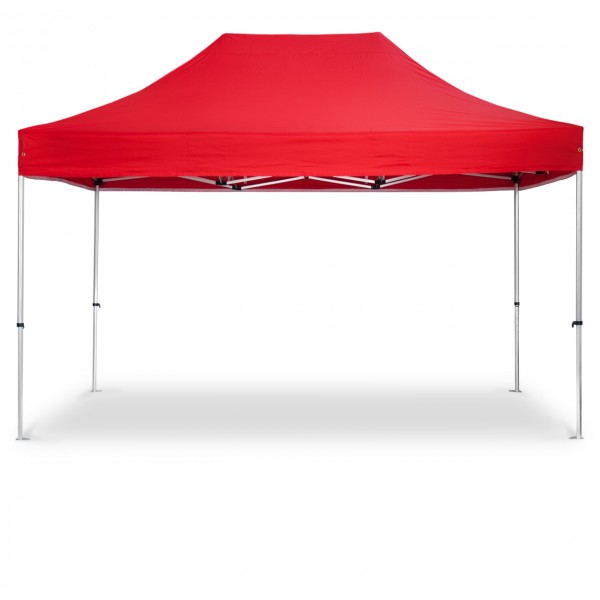 Duratent Faltpavillon, Hexa40, 3x4,5m, rot
