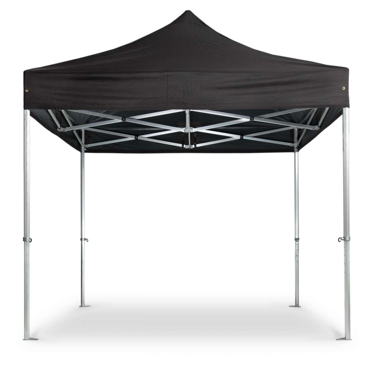 Duratent Faltpavillon, Hexa50, 3x3m, schwarz 3x3 Meter