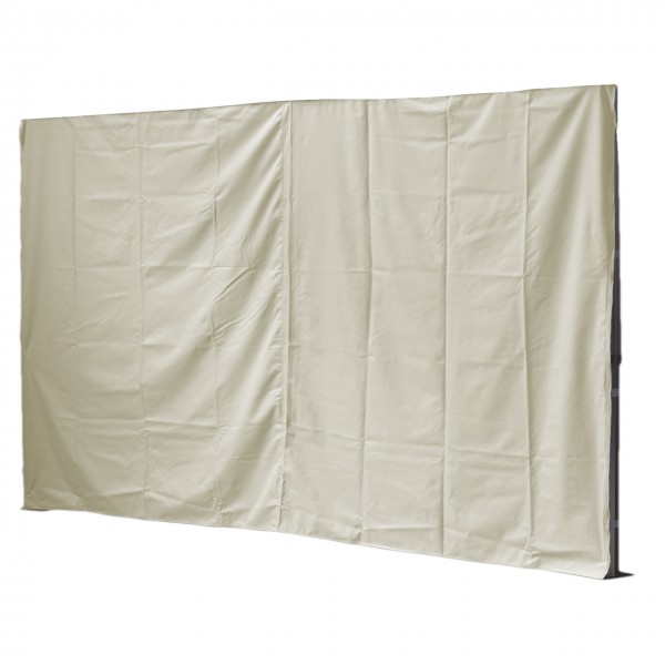 4,5m Seitenwand, geschlossen, beige, 450 g/m²